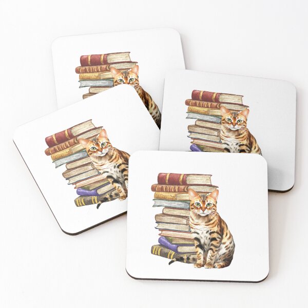 Item preview, Arabian Mau Cat And Books designed and sold by TheAnimalZ00.