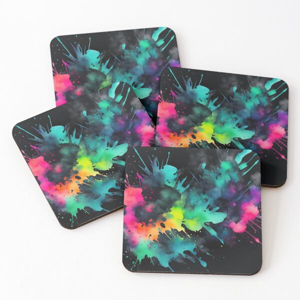 Item preview, Neon Ink Splatter designed and sold by Gabriela McDaniel.