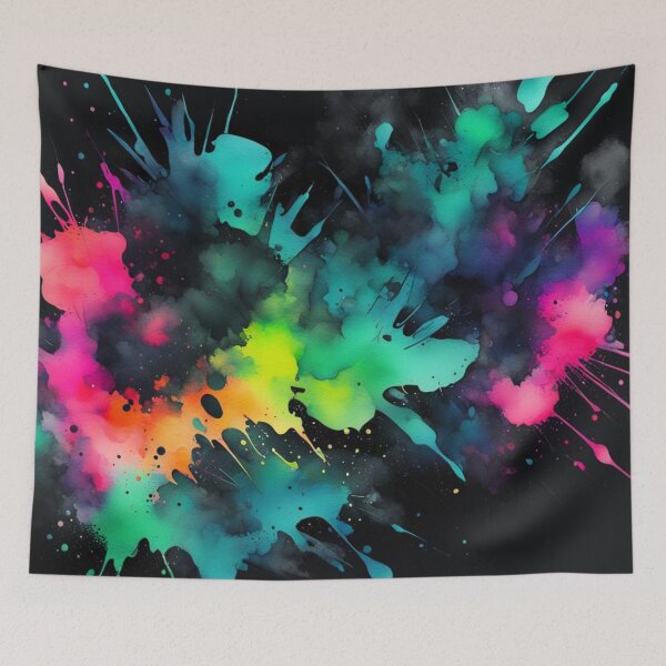 Item preview, Neon Ink Splatter designed and sold by Gabriela McDaniel.
