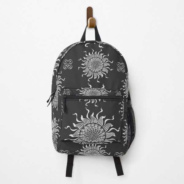 Item preview, Black Sun Pattern - Vintage Sun Mandala - Black and White Nouveau designed and sold by DreamersPlan.