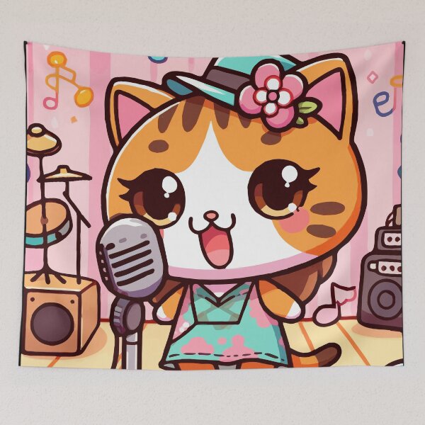 Item preview, The Diva of the Melodic Meow designed and sold by Gacram.