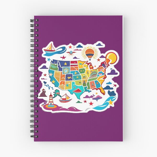 Item preview, USA United States Of America Map designed and sold by TheArtOfPat.
