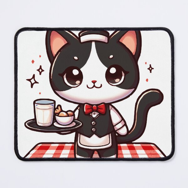 Item preview, The Minino Waiter and his Magic Milk designed and sold by Gacram.