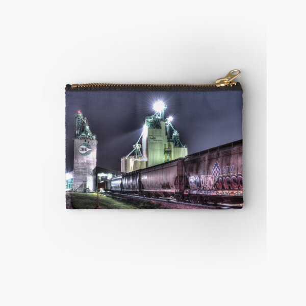 Item preview, Grain Station Graffiti Train Under Moon Light designed and sold by ColdCreekCanvas.
