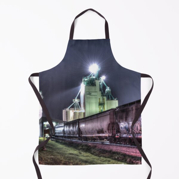 Item preview, Grain Station Graffiti Train Under Moon Light designed and sold by ColdCreekCanvas.