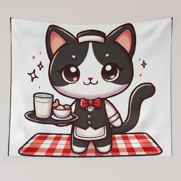 Item preview, The Minino Waiter and his Magic Milk designed and sold by Gacram.