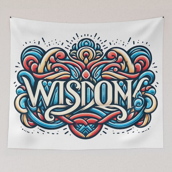 Item preview, Wisdom, Typography designed and sold by maxmaj.