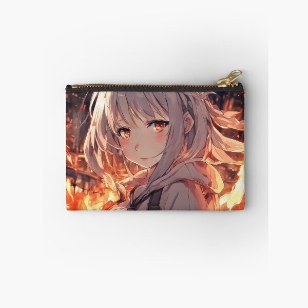 Item preview, Beautiful Anime Girl On Fire designed and sold by ExaltedCharm.