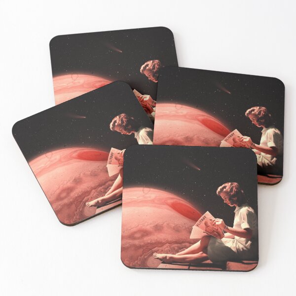 Item preview, Woman reading in space designed and sold by jesus21era.