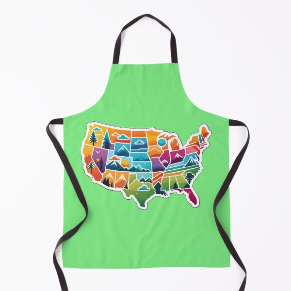 Item preview, USA United States Of America Map designed and sold by TheArtOfPat.