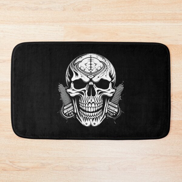 Item preview, Rock Guitar Skull Metal designed and sold by PugD.