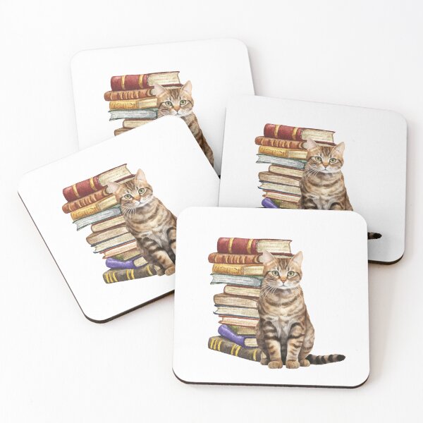 Item preview, Bramble Cat And Books designed and sold by TheAnimalZ00.