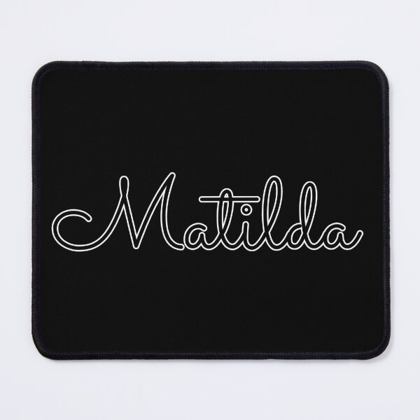 Item preview, Writing Matilda Name Label (Black) designed and sold by NormadWorld.
