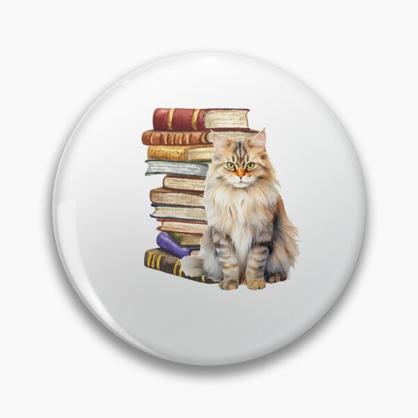 Item preview, British Longhair Cat And Books designed and sold by TheAnimalZ00.