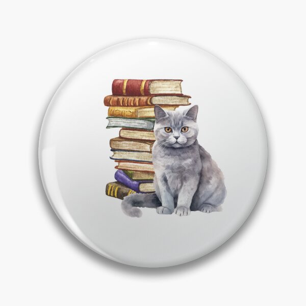 Item preview, British Shorthair Cat And Books designed and sold by TheAnimalZ00.