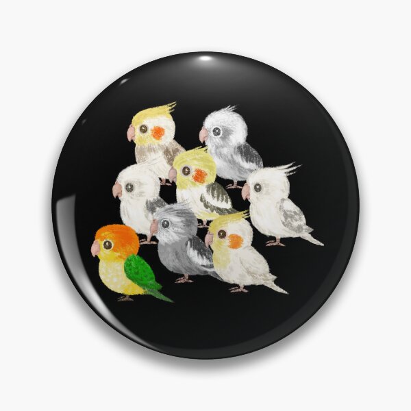 Item preview, parakeets designed and sold by Toru Sanogawa.