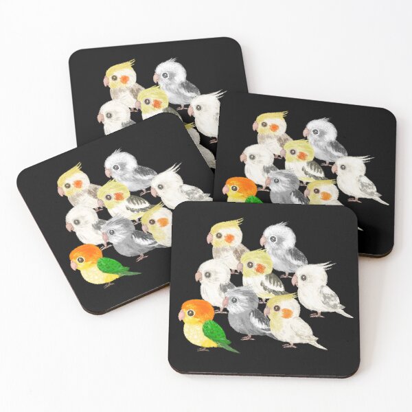 Item preview, parakeets designed and sold by Toru Sanogawa.