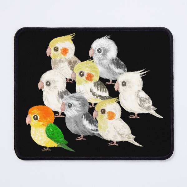 Item preview, parakeets designed and sold by Toru Sanogawa.