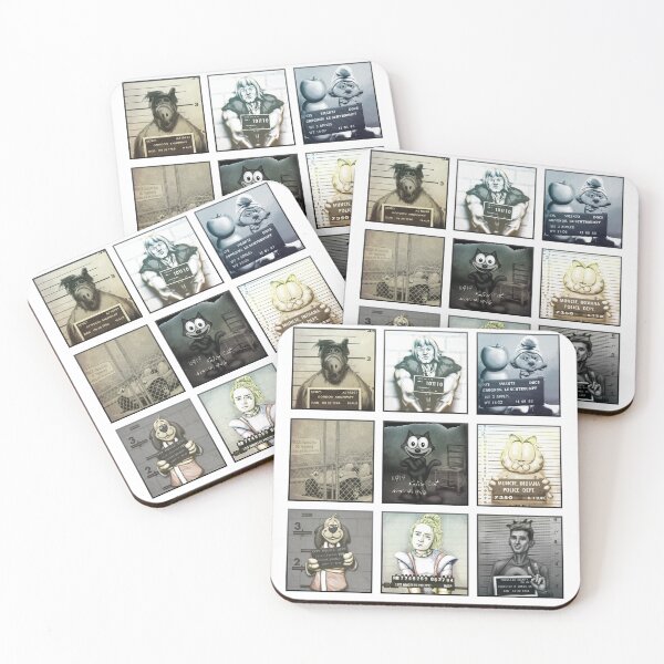 Item preview, "Celebrity" mugshots designed and sold by MunkeeWear.