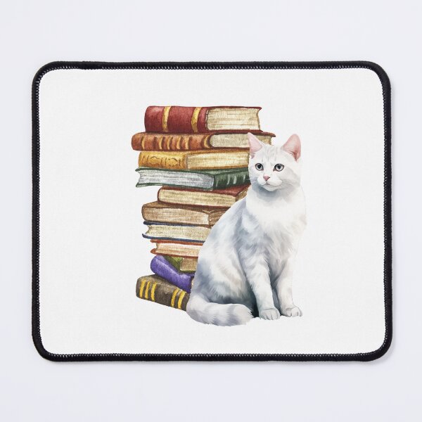 Item preview, Burmilla Cat And Books designed and sold by TheAnimalZ00.