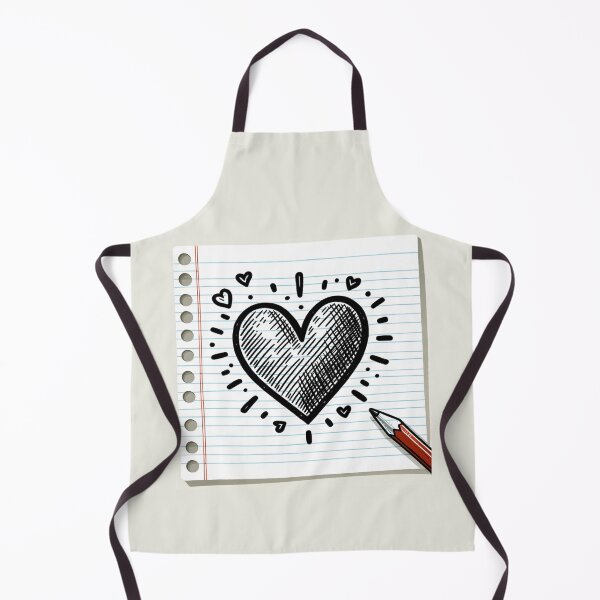 Item preview, Doodle del corazón de Millie designed and sold by AmberRoseWrites.