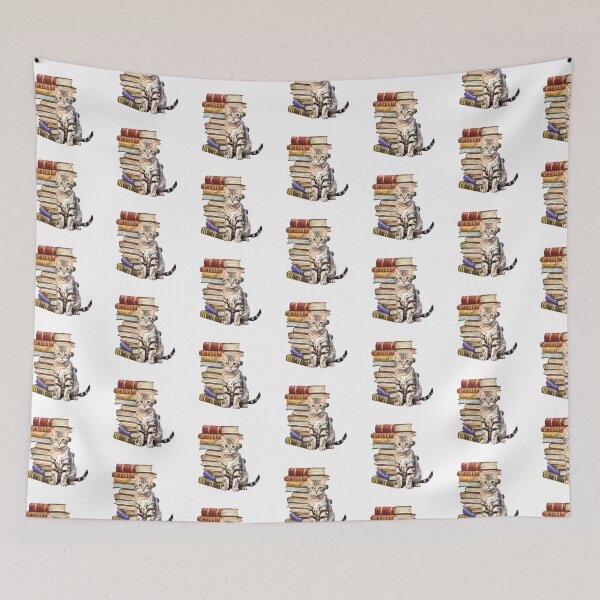 Item preview, California Spangled Cat And Books designed and sold by TheAnimalZ00.