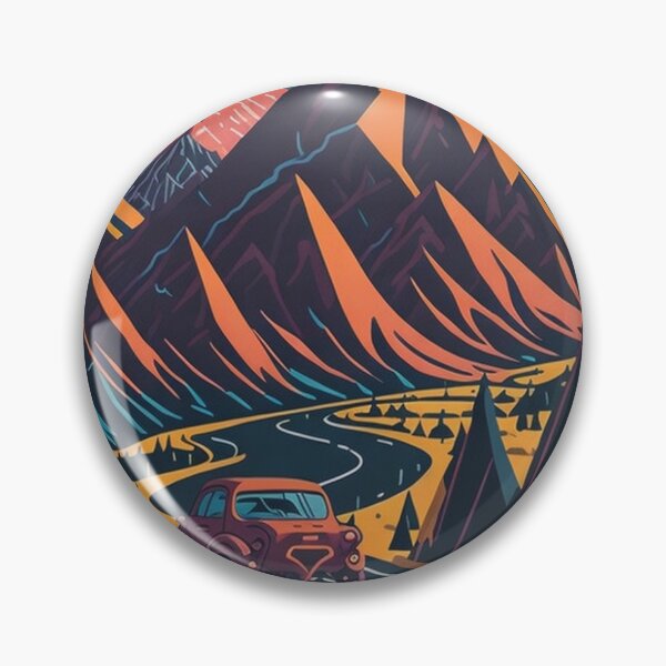 Item preview, Twilight Drive Through Rugged Peaks designed and sold by Daniel Haddad.