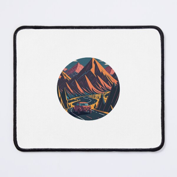 Item preview, Twilight Drive Through Rugged Peaks designed and sold by Daniel Haddad.