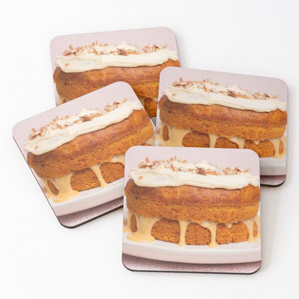 Item preview, Carrot cake with pink background  designed and sold by RehenTapia.
