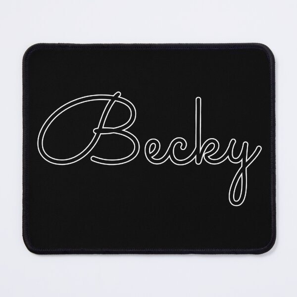 Item preview, Writing Becky Name Label (Black) designed and sold by NormadWorld.