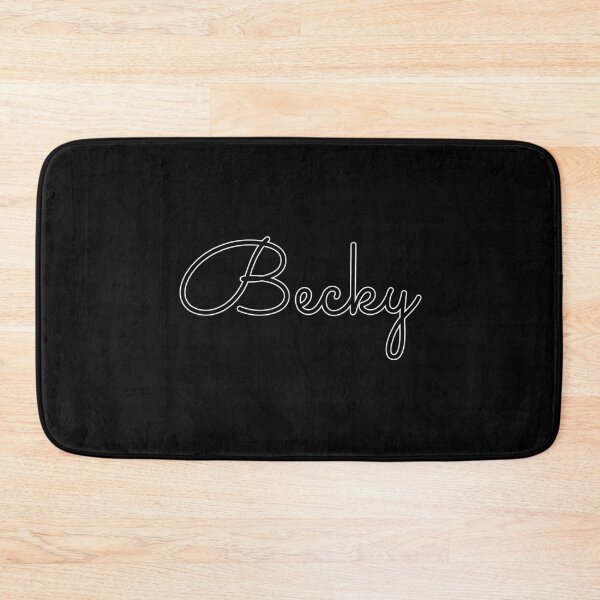 Item preview, Writing Becky Name Label (Black) designed and sold by NormadWorld.