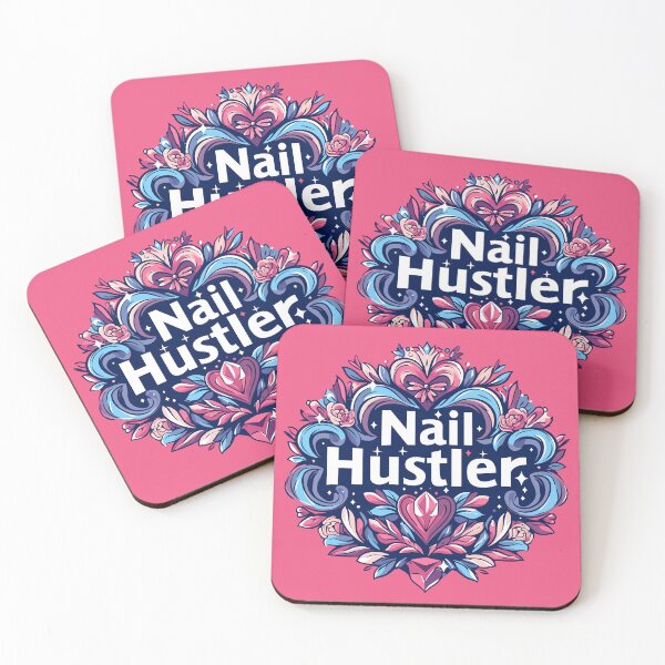 Item preview, Floral Nail Hustler With Hearts designed and sold by SweetClicks123.