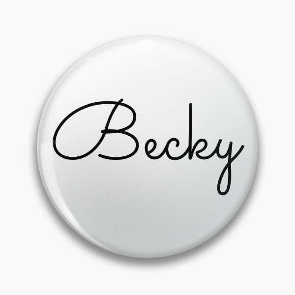 Artikelvorschau, Becky-Namensschild schreiben entworfen und verkauft von NormadWorld.