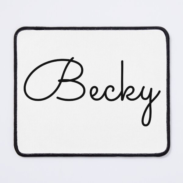 Item preview, Writing Becky Name Label designed and sold by NormadWorld.