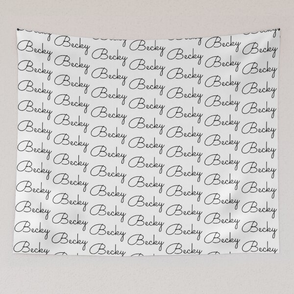 Item preview, Writing Becky Name Label designed and sold by NormadWorld.