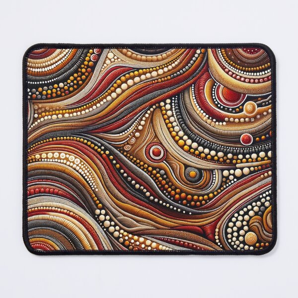 Item preview, Australian Style Abstract Dot Art Print designed and sold by PinUpPizzazz.