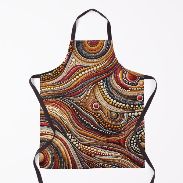 Item preview, Australian Style Abstract Dot Art Print designed and sold by PinUpPizzazz.