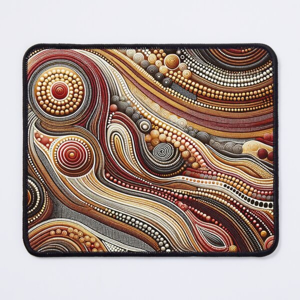 Item preview, Australian Inspired Abastact Dot Art Print designed and sold by PinUpPizzazz.