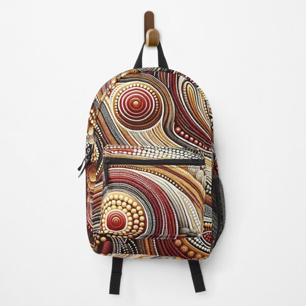 Item preview, Australian Inspired Abastact Dot Art Print designed and sold by PinUpPizzazz.