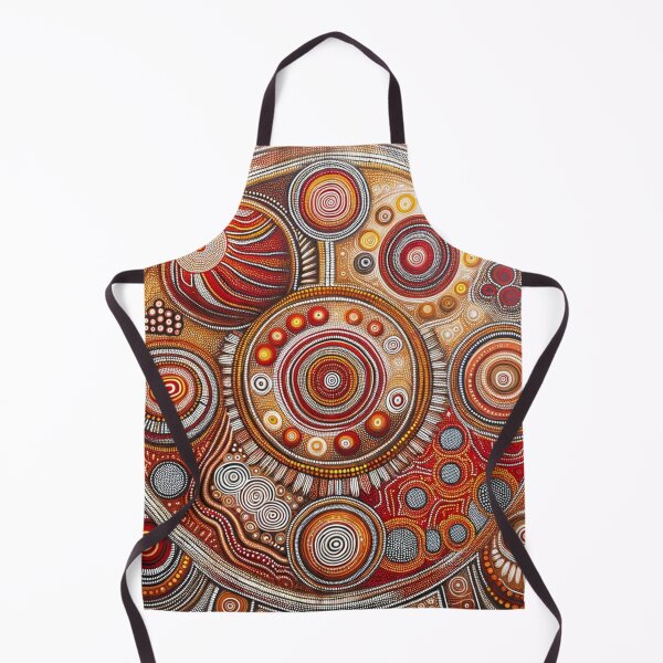 Item preview, Australian Style Abstract Dot Art Print designed and sold by PinUpPizzazz.