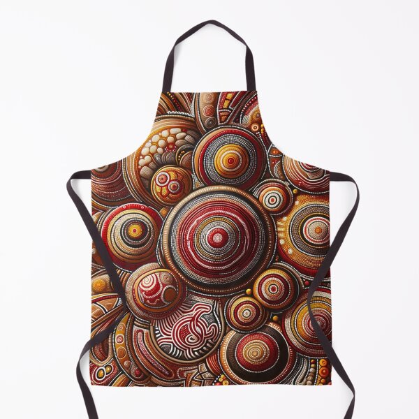 Item preview, Australian Style Abstract Dot Art Print designed and sold by PinUpPizzazz.