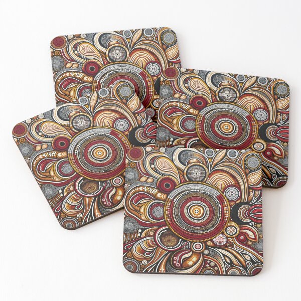 Item preview, Australian Style Abstract Dot Art designed and sold by PinUpPizzazz.