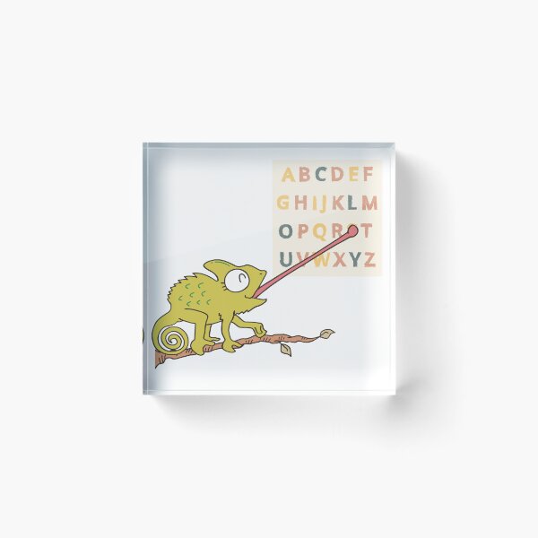 Item preview, AAC Chameleon - Alphabet Board Lizard - SLP, SPED, OT, PT designed and sold by slpallday.