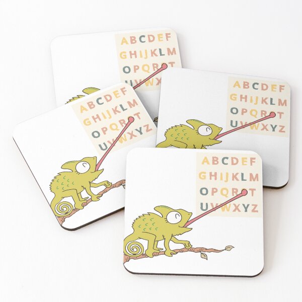 Item preview, AAC Chameleon - Alphabet Board Lizard - SLP, SPED, OT, PT designed and sold by slpallday.