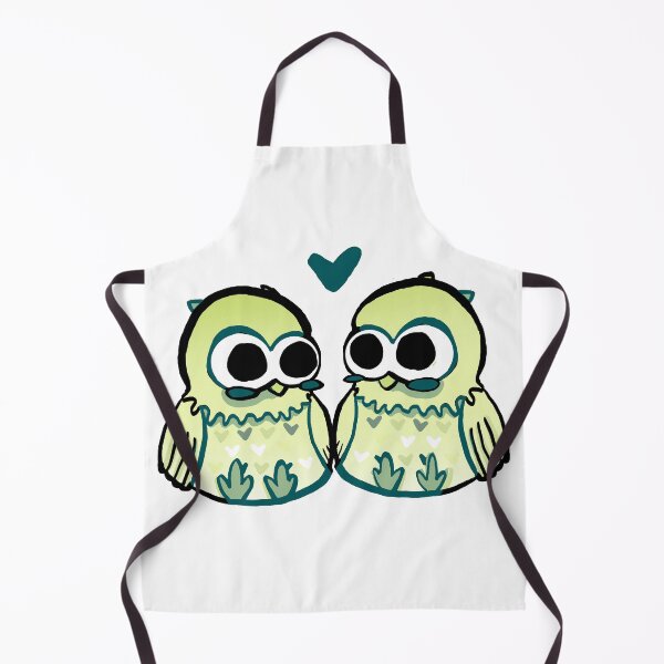 Item preview, Two Owls Hearts designed and sold by NellaWaferFactory.