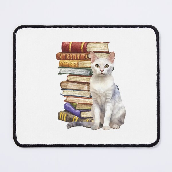 Item preview, Colorpoint Shorthair Cat And Books designed and sold by TheAnimalZ00.