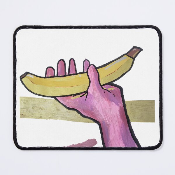 Item preview, Golden Banana - traditional art - acrylic - gold and silver art designed and sold by Dopamine Dumpster.