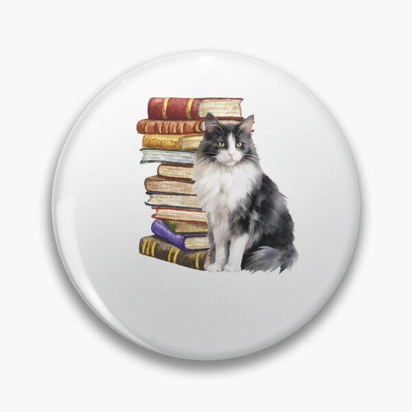 Item preview, Cymric Cat And Books designed and sold by TheAnimalZ00.