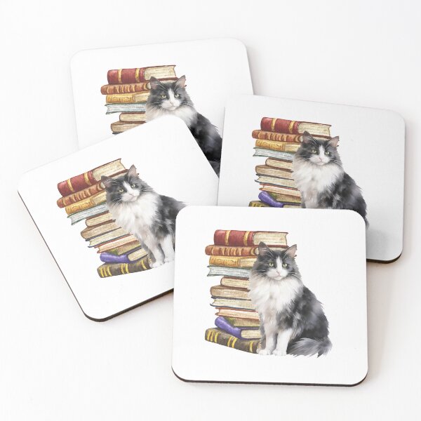 Item preview, Cymric Cat And Books designed and sold by TheAnimalZ00.