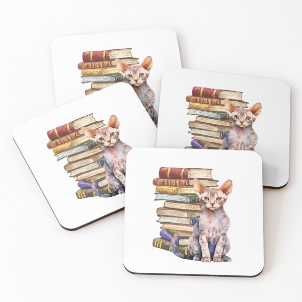 Item preview, Devon Rex And Books designed and sold by TheAnimalZ00.